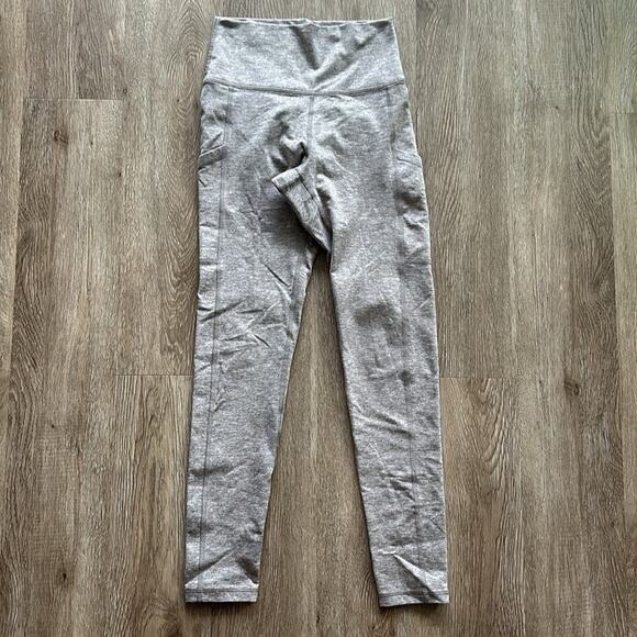 Offline by Aerie The Hugger High Waisted Pocket Legging Tan Size Small - Picture 2 of 5